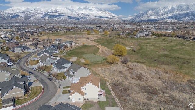 777 S Lake View Dr, Vineyard, UT 84059 - aerial view featuring a residential view and a mountain view