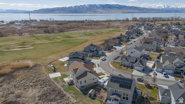 777 S Lake View Dr, Vineyard, UT 84059 - drone / aerial view featuring a residential view and a water and mountain view