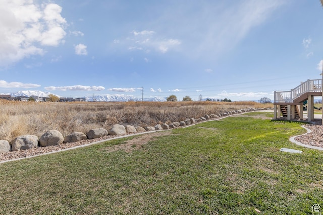 777 S Lake View Dr, Vineyard, UT 84059 - view of yard featuring stairs