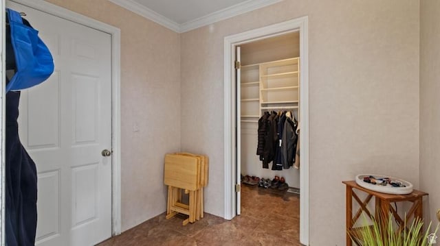 315 Stonehenge, Providence, UT 84332 - bedroom with a spacious closet, a closet, and ornamental molding