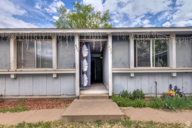 451 & Dr, Moab, UT 84532 - entrance to property with board and batten siding
