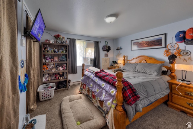 451 & Dr, Moab, UT 84532 - carpeted bedroom featuring a baseboard radiator