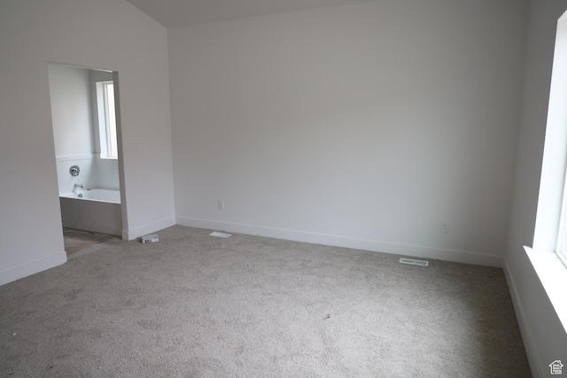 3719 N Janie St Unit 1014, Eagle Mountain, UT 84005 - interior space with visible vents, baseboards, and light colored carpet