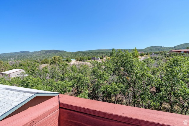 view of mountain feature