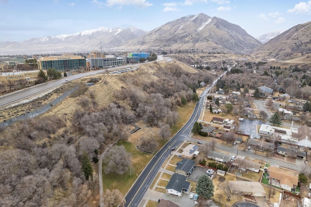 952 Canyon Rd, Logan, UT 84321 - drone / aerial view featuring a mountain view
