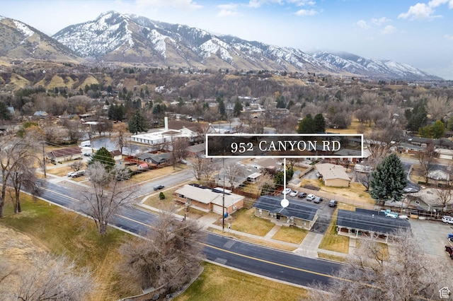 952 Canyon Rd, Logan, UT 84321 - birds eye view of property with a mountain view