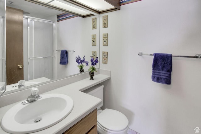 7065 N 2200 W Unit 2W, Summit Park, UT 84098 - full bath with a shower with door, toilet, and vanity