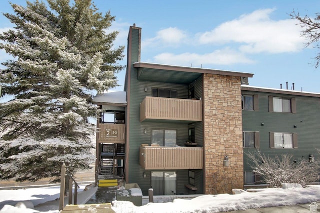 7065 N 2200 W Unit 2W, Summit Park, UT 84098 - view of snow covered building