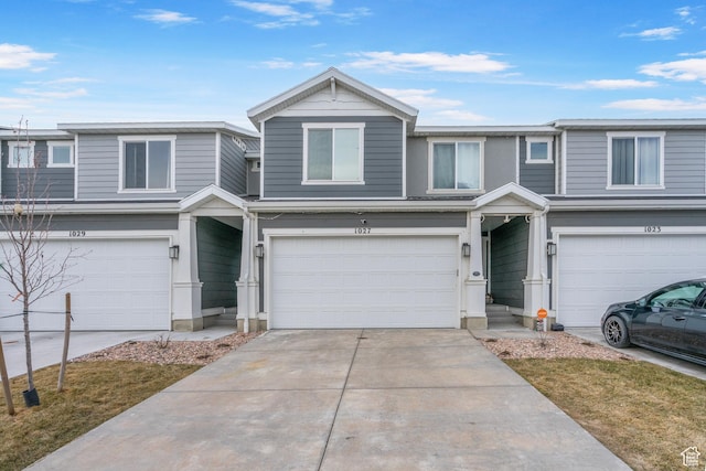 1027 E Reef Dr, Saratoga Springs, UT 84045 - view of property with a garage and driveway