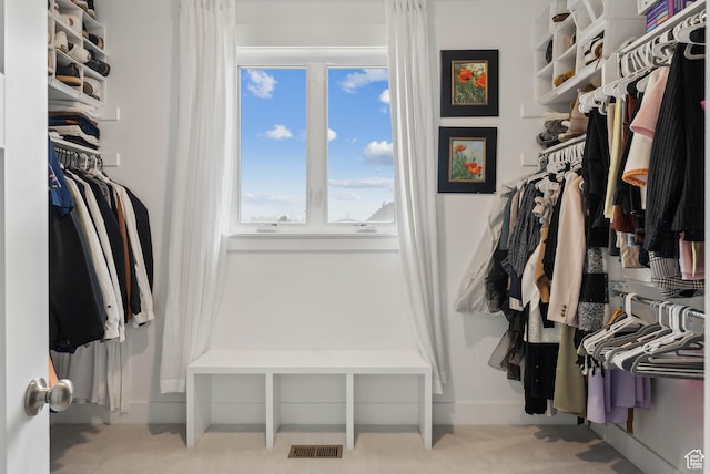 9227 N Horizon Dr, Eagle Mountain, UT 84005 - walk in closet with visible vents and carpet