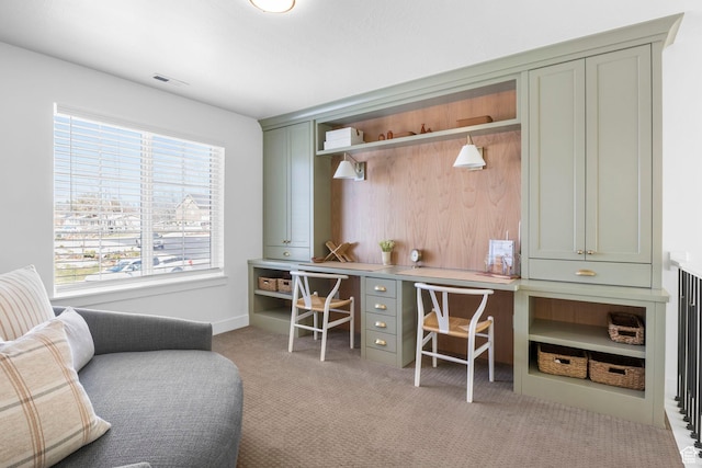 764 E 760 S, Pleasant Grove, UT 84062 - office featuring light colored carpet, visible vents, and built in study area