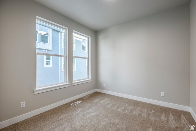 2744 E 1060 S, Spanish Fork, UT 84660 - unfurnished room featuring visible vents, light carpet, and baseboards