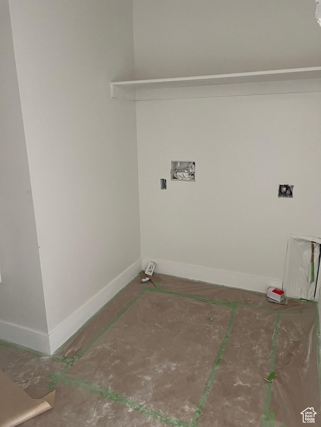 336 W Rosie Loop Unit 45W, Cedar City, UT 84721 - laundry room featuring baseboards