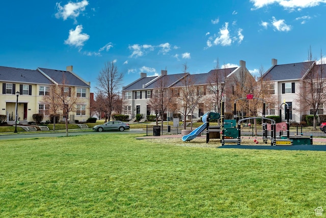 4532 W Cave Run Ln S, South Jordan, UT 84009 - community jungle gym featuring a residential view and a yard