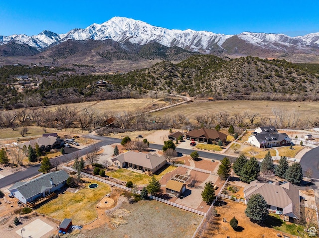 846 S 800 E, New Harmony, UT 84757 - birds eye view of property with a mountain view and a residential view