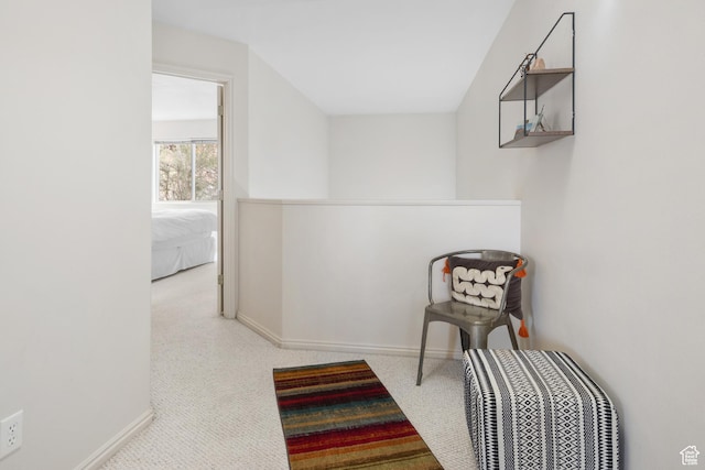 3354 E Fairway Loop, Moab, UT 84532 - hallway with carpet floors and baseboards