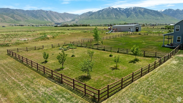 2558 Mountain Glen Rd, Erda, UT 84074 - mountain view with rural landscape and a pastoral area