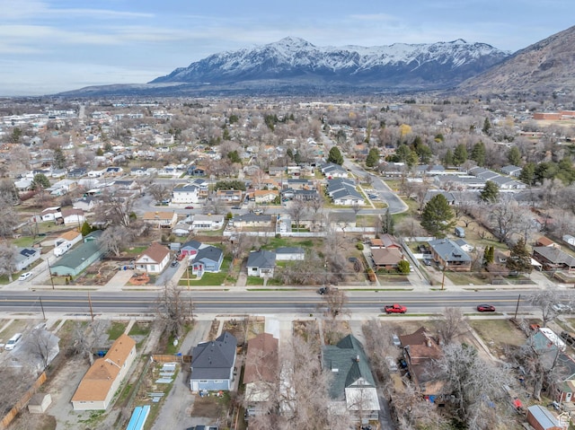 590 E 7th St, Ogden, UT 84404 - aerial view featuring a mountain view and a residential view