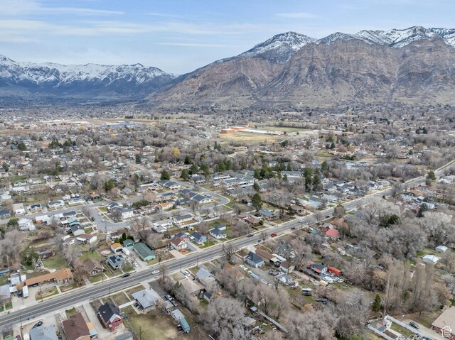 590 E 7th St, Ogden, UT 84404 - aerial view featuring a mountain view and a residential view