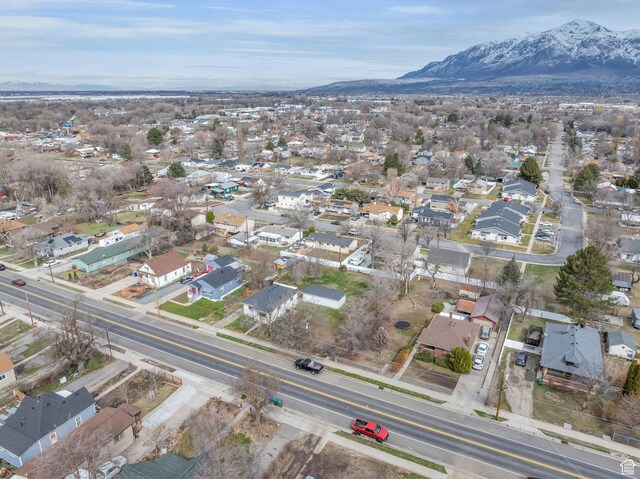 590 E 7th St, Ogden, UT 84404 - birds eye view of property featuring a residential view and a mountain view