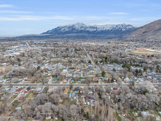 590 E 7th St, Ogden, UT 84404 - bird's eye view featuring a residential view and a mountain view