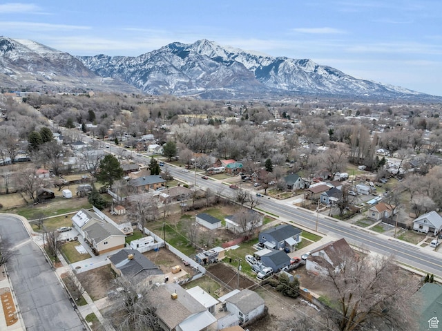 590 E 7th St, Ogden, UT 84404 - aerial view with a mountain view and a residential view