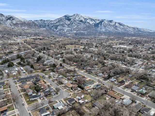 590 E 7th St, Ogden, UT 84404 - drone / aerial view with a residential view and a mountain view