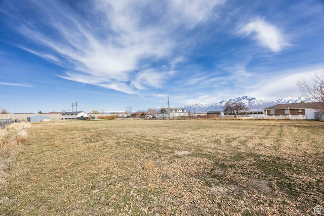 3061 W 13800 S, Bluffdale, UT 84065 - view of yard featuring a mountain view