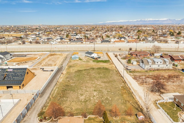 3061 W 13800 S, Bluffdale, UT 84065 - drone / aerial view featuring a residential view and a mountain view