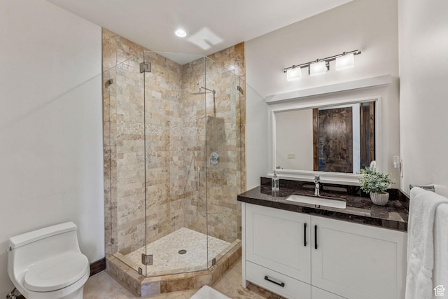 1075 N Oquirrh Mountain Dr Unit 64, Heber City, UT 84032 - bathroom featuring vanity and a shower stall