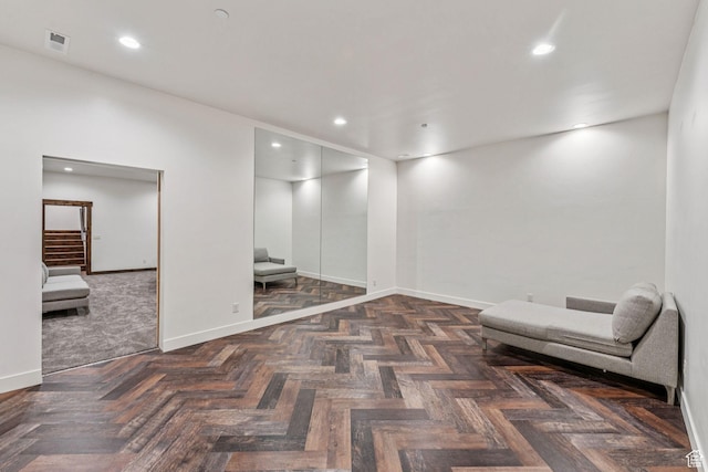 1075 N Oquirrh Mountain Dr Unit 64, Heber City, UT 84032 - living area featuring recessed lighting and stairway