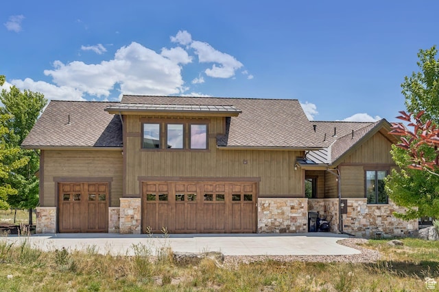 1075 N Oquirrh Mountain Dr Unit 64, Heber City, UT 84032 - view of front of property with stone siding and roof with shingles