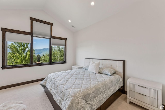 1075 N Oquirrh Mountain Dr Unit 64, Heber City, UT 84032 - carpeted bedroom featuring recessed lighting and high vaulted ceiling