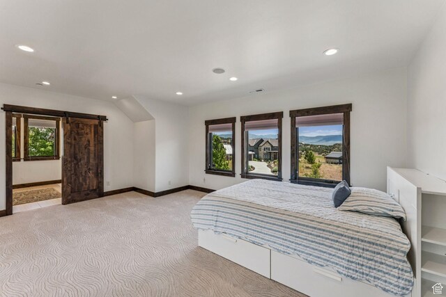 1075 N Oquirrh Mountain Dr Unit 64, Heber City, UT 84032 - bedroom featuring light carpet and recessed lighting