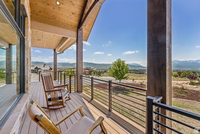 1075 N Oquirrh Mountain Dr Unit 64, Heber City, UT 84032 - balcony with a mountain view