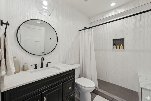 541 N 1400 E, Heber City, UT 84032 - bathroom featuring vanity, toilet, and tiled shower