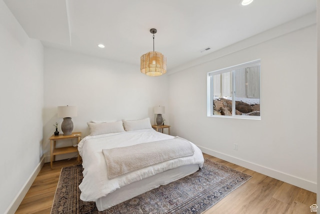 541 N 1400 E, Heber City, UT 84032 - bedroom with recessed lighting, visible vents, light wood finished floors, and baseboards