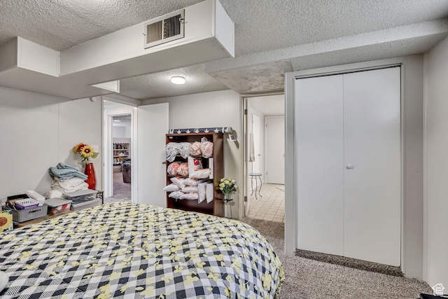 357 S 600 E, Clearfield, UT 84015 - carpeted bedroom with a textured ceiling and a closet