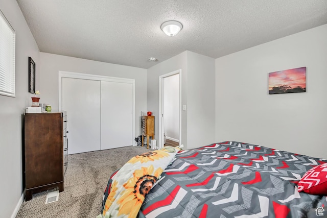 357 S 600 E, Clearfield, UT 84015 - carpeted bedroom with a closet and a textured ceiling
