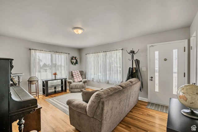 357 S 600 E, Clearfield, UT 84015 - living room with wood finished floors