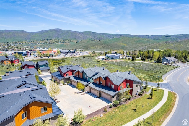 8077 Courtyard Loop Unit 11, Park City, UT 84098 - aerial perspective of suburban area with mountains