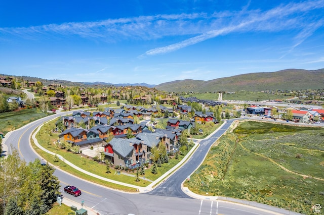 8077 Courtyard Loop Unit 11, Park City, UT 84098 - aerial view of residential area with a mountain backdrop
