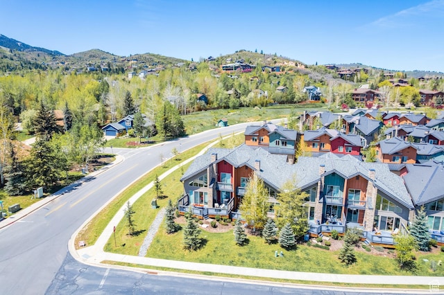 8077 Courtyard Loop Unit 11, Park City, UT 84098 - aerial view of residential area with mountains