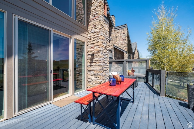 8077 Courtyard Loop Unit 11, Park City, UT 84098 - wooden deck featuring area for grilling