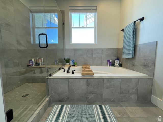 10887 S Lamond Dr, South Jordan, UT 84009 - full bath featuring a stall shower and a garden tub