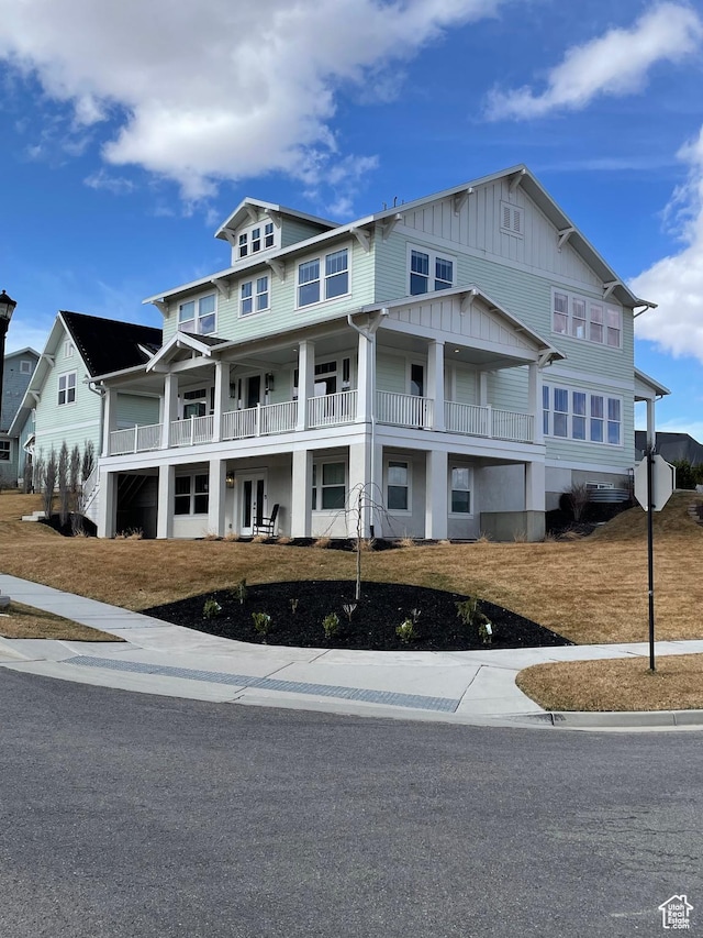10887 S Lamond Dr, South Jordan, UT 84009 - view of front of house featuring board and batten siding