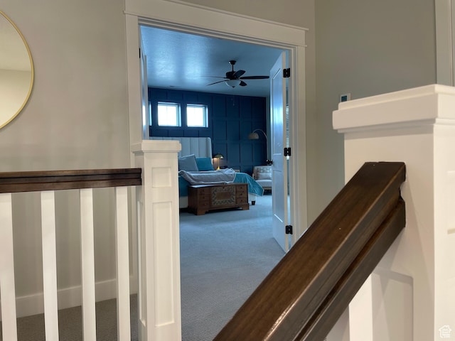 10887 S Lamond Dr, South Jordan, UT 84009 - hallway featuring carpet flooring