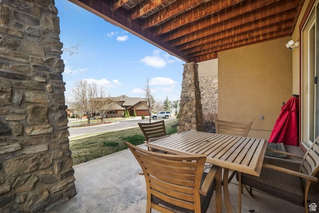 1056 W Lime Canyon Rd, Midway, UT 84049 - view of patio with outdoor dining area
