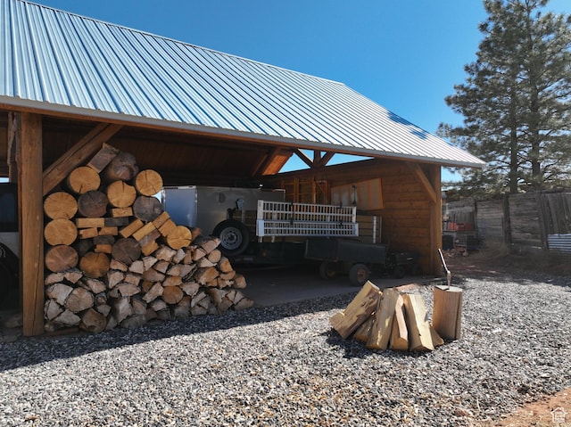 365 W Sleeping Rainbow Dr, Torrey, UT 84775 - view of side of property with metal roof