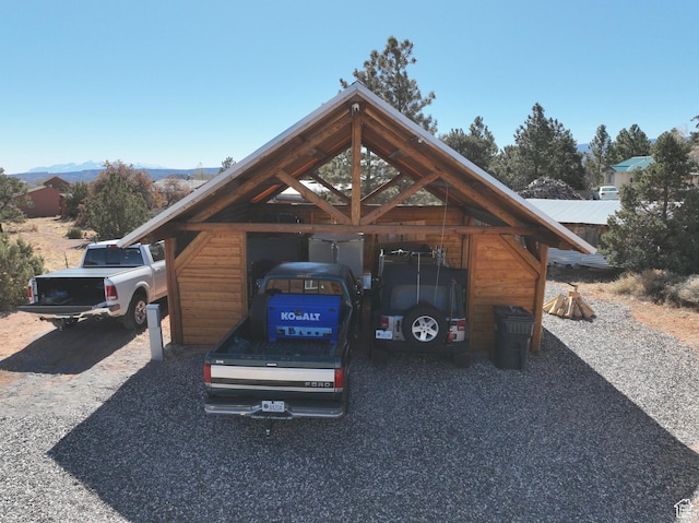 365 W Sleeping Rainbow Dr, Torrey, UT 84775 - view of parking with a mountain view